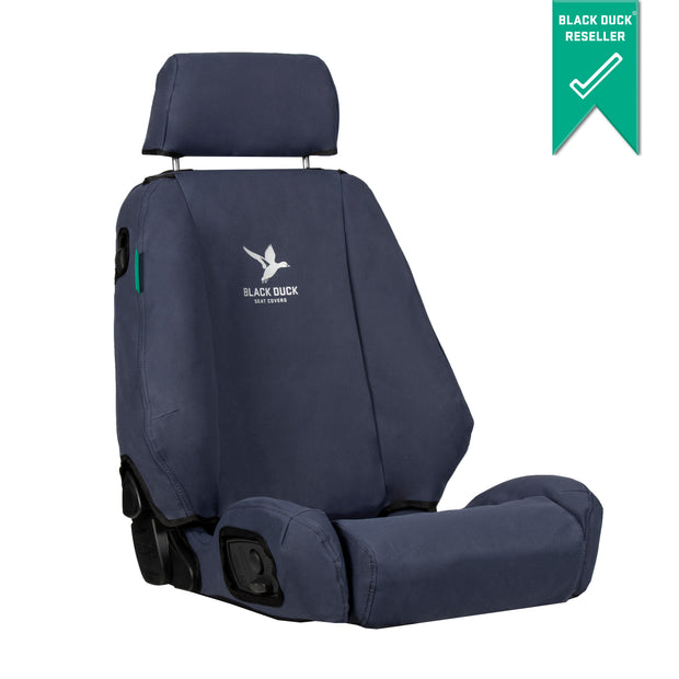 Seat Covers for Toyota HiLux (Workmate, Dual Cab, 07/15+)- By Black Duck® SeatCovers